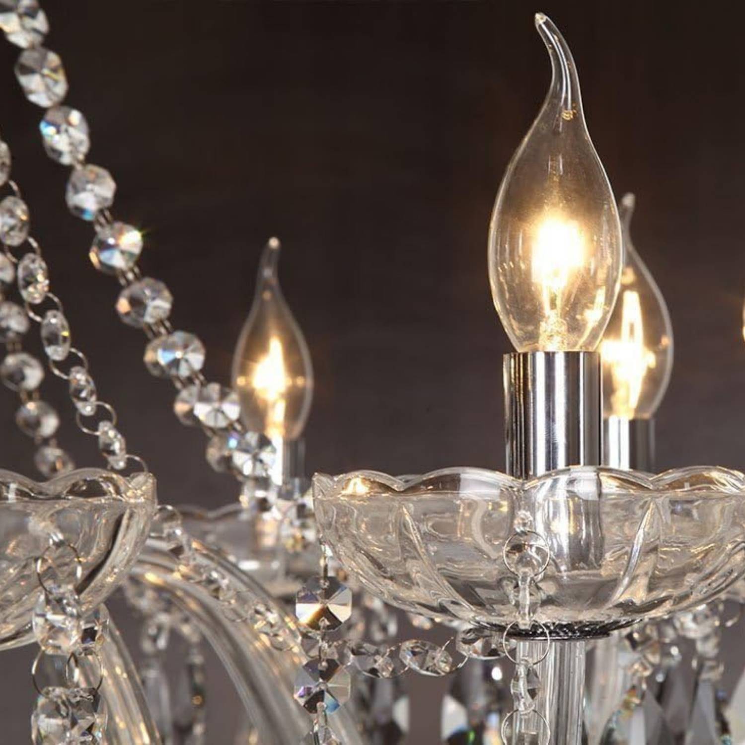 best glass chandeliers