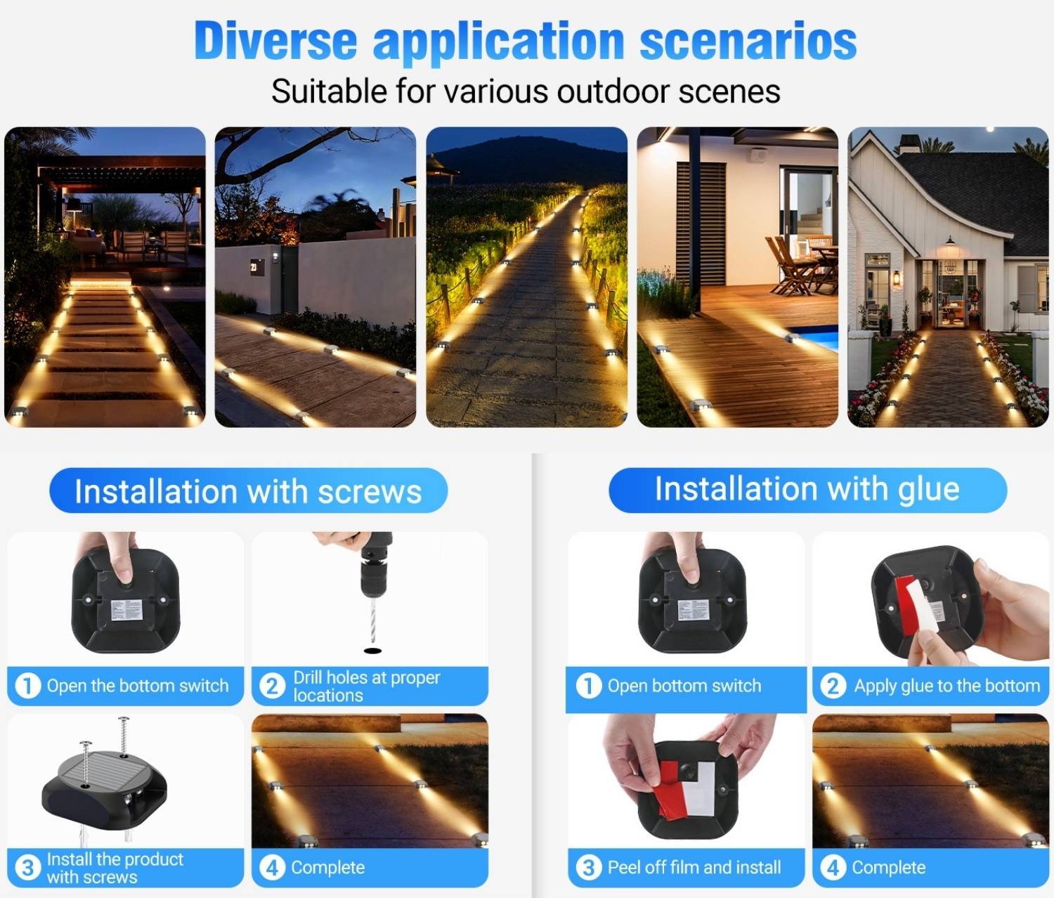 best solar lights in driveway