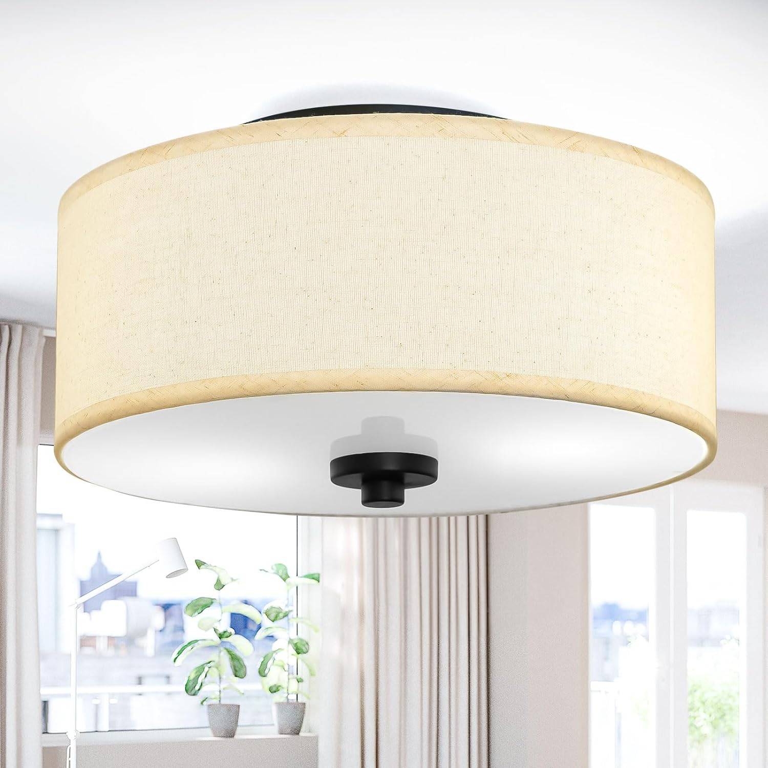 buy two light ceiling flush mount