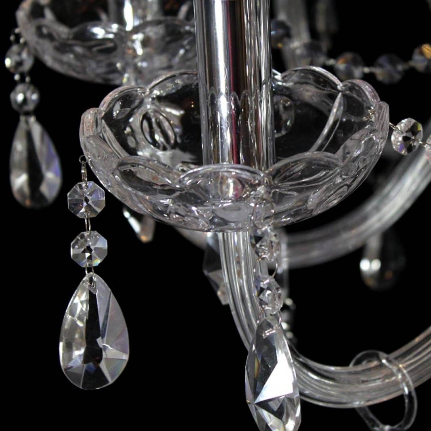 Classic Crystal Glass Chandelier: image 4