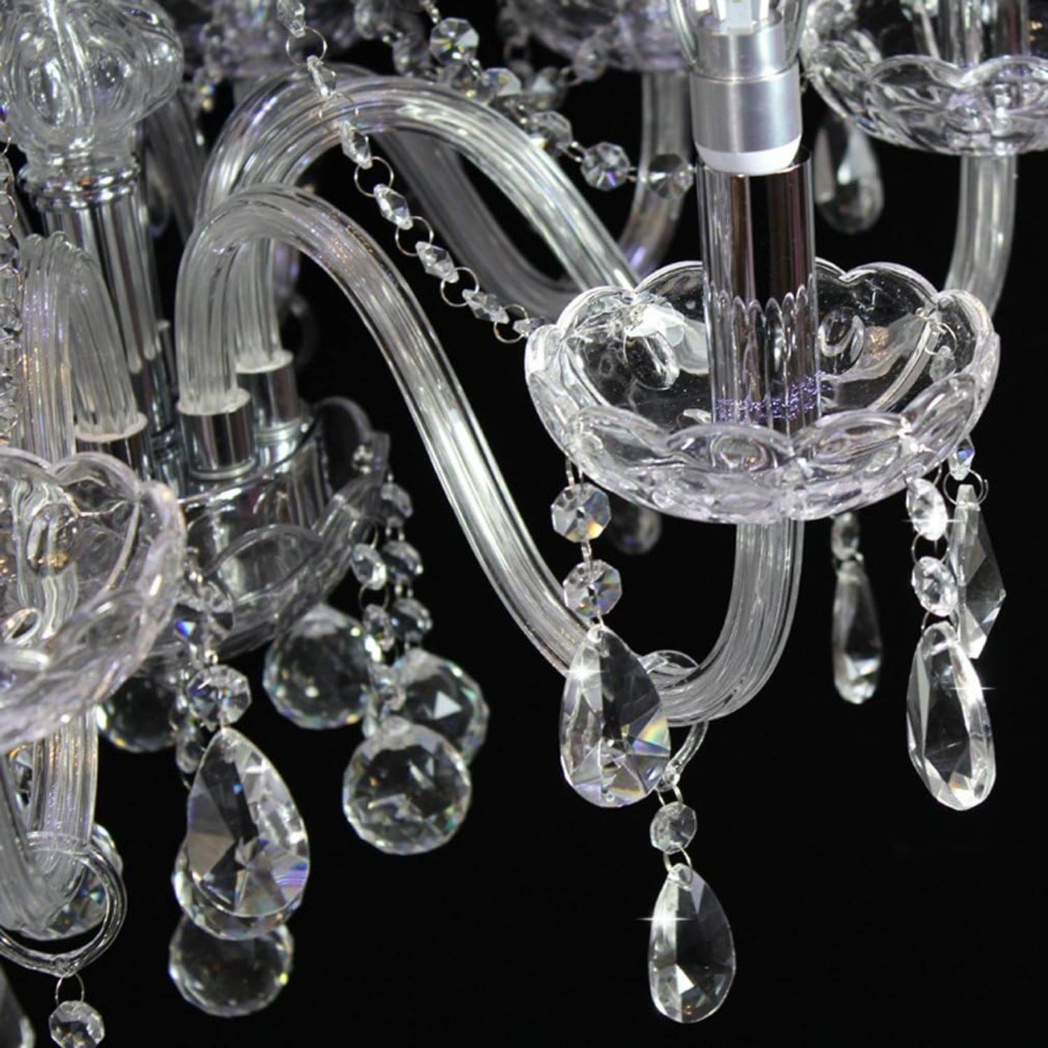 Classic Crystal Glass Chandelier: image 5